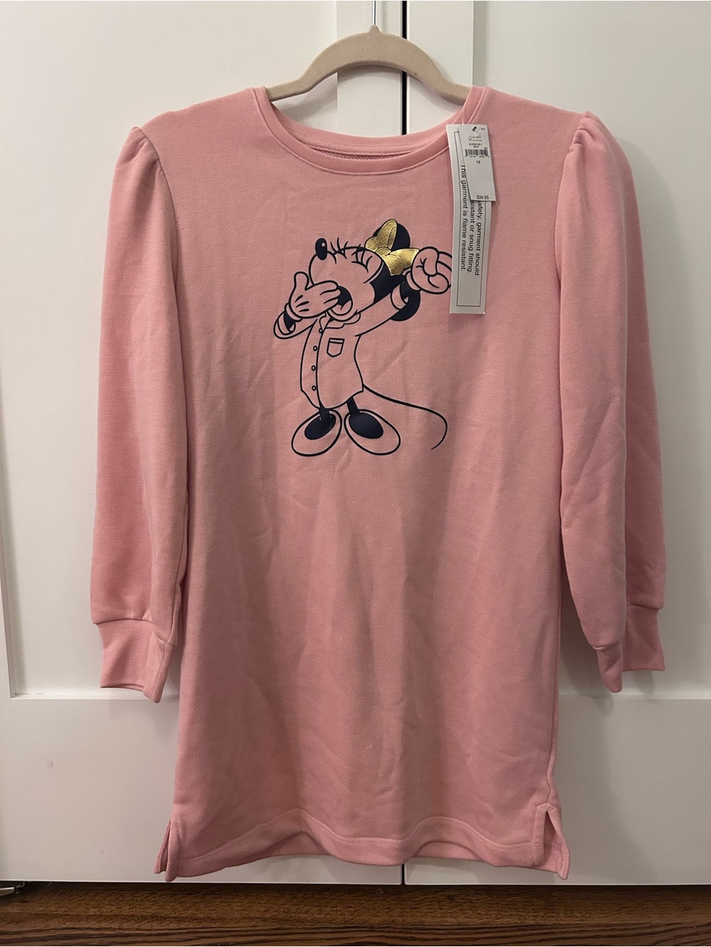 Gap Disney Girls Minnie Mouse Long Sleeve Nightgown size 10 - new with tags